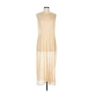 VTG Ralph Ralph Lauren Linen Knit Overlay Coverup Cream L